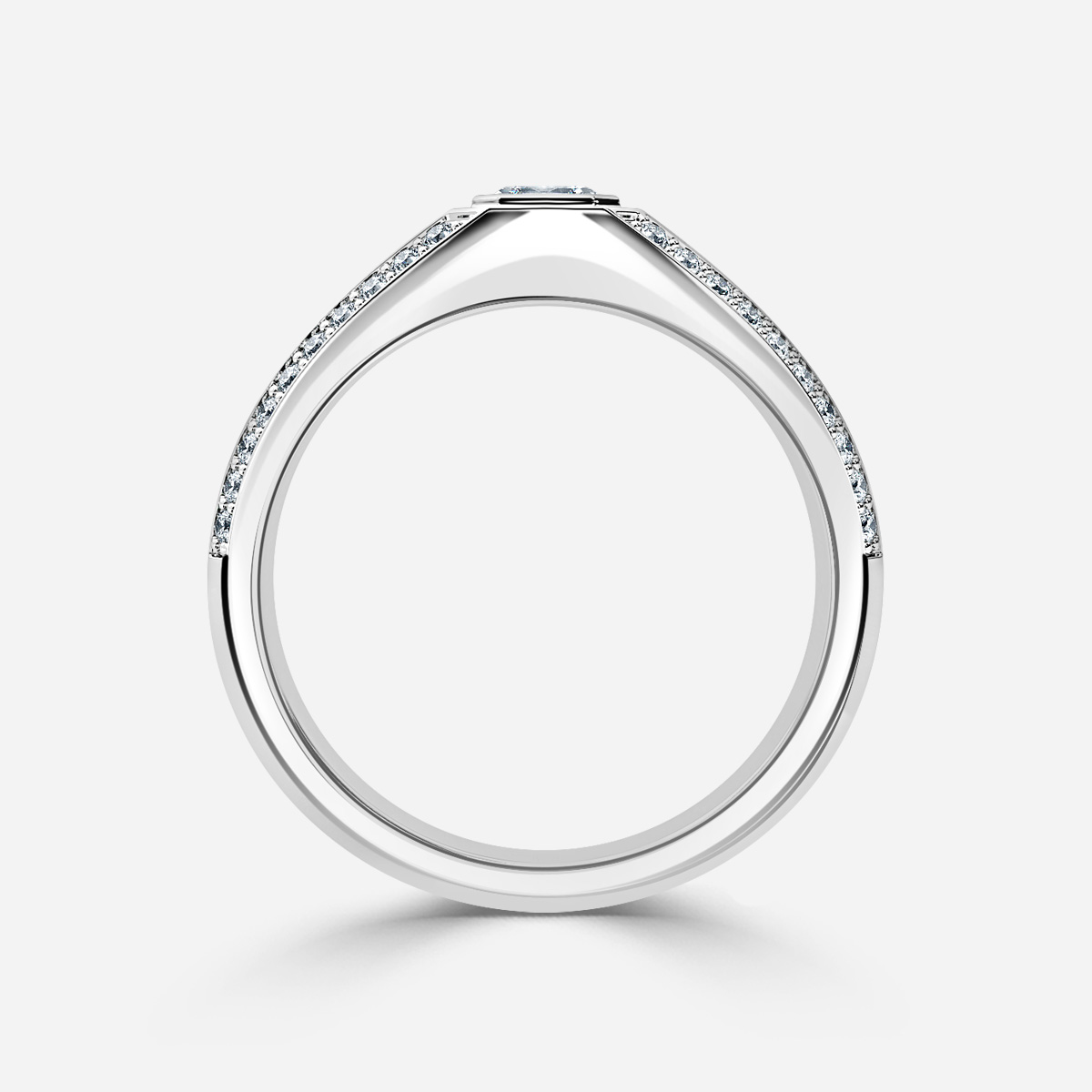 Laurence Platinum Men's Engagement Ring