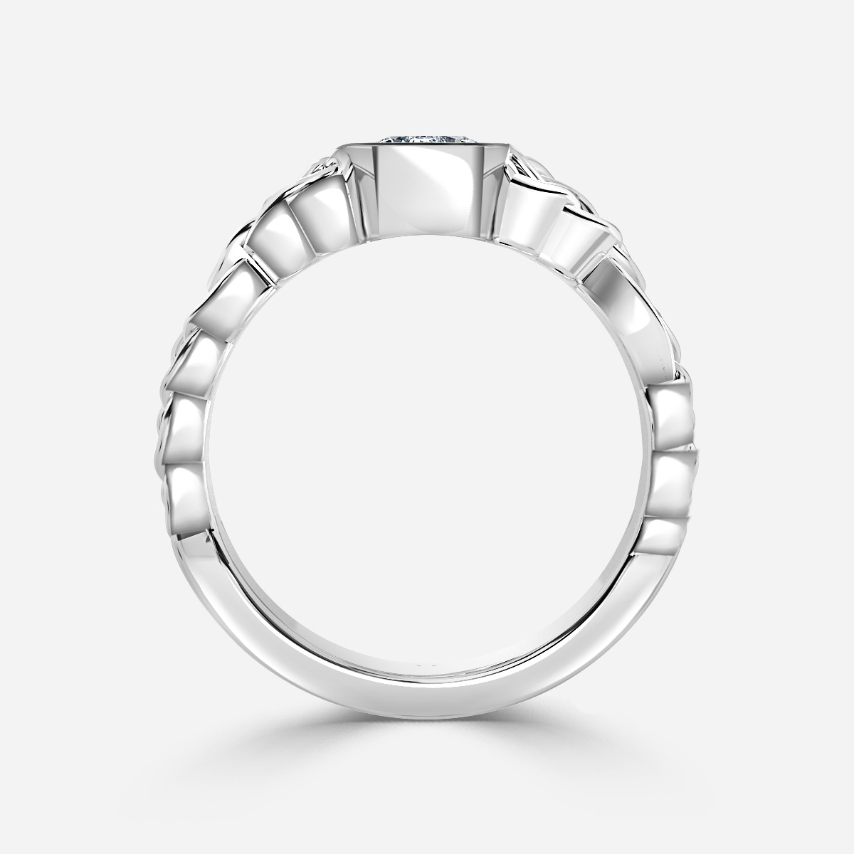 Béal Platinum Men's Celtic Engagement Ring