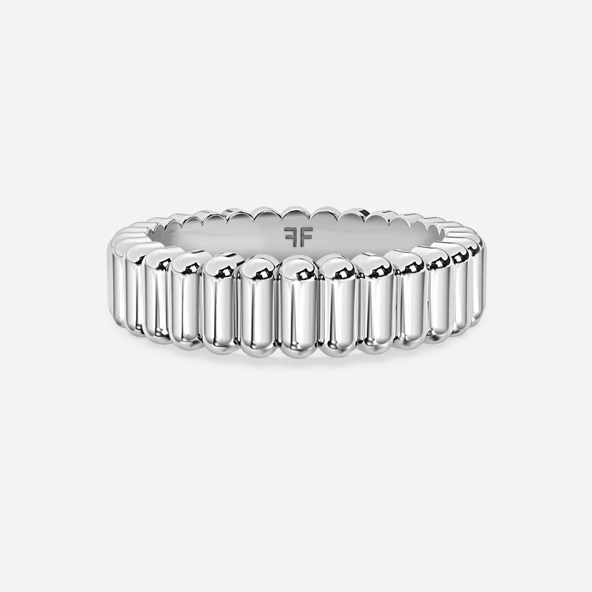 Blakely White Gold Modern Wedding Ring