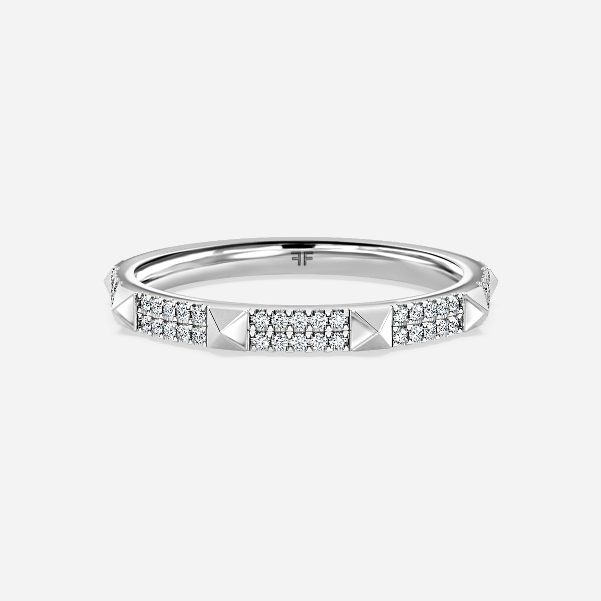 Mika Platinum Diamond Eternity Ring