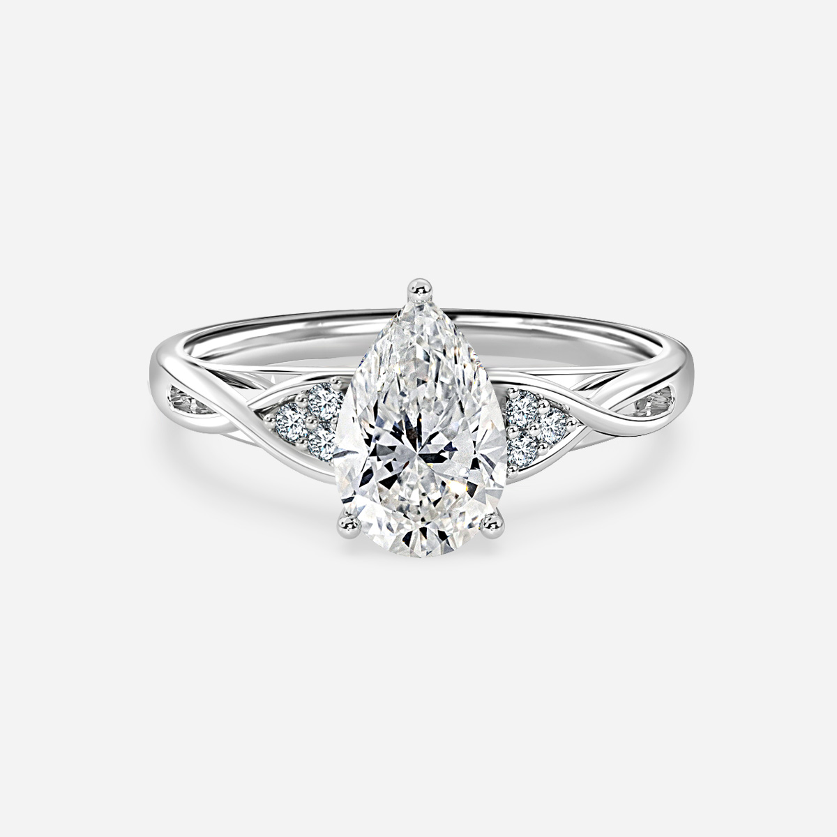 Fëa Platinum Vintage Engagement Ring