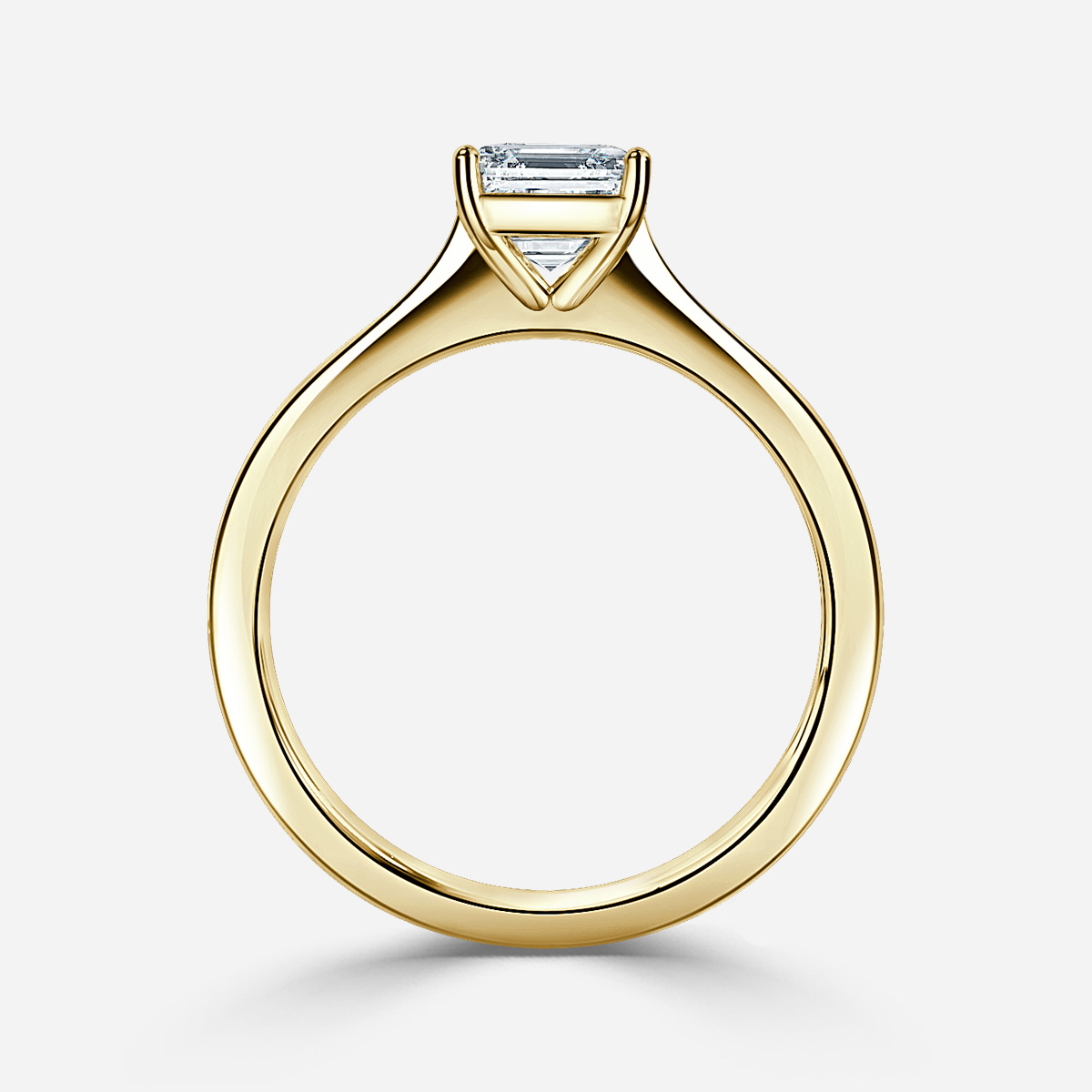 Mila Yellow Gold Solitaire Engagement Ring
