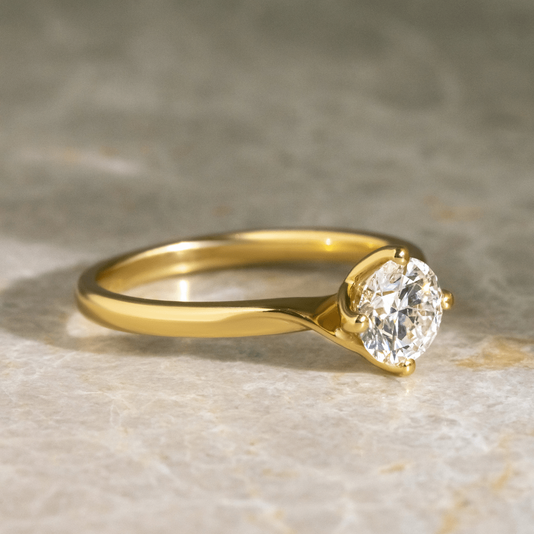 Jolene 0.90ct Yellow Gold Solitaire Engagement Ring