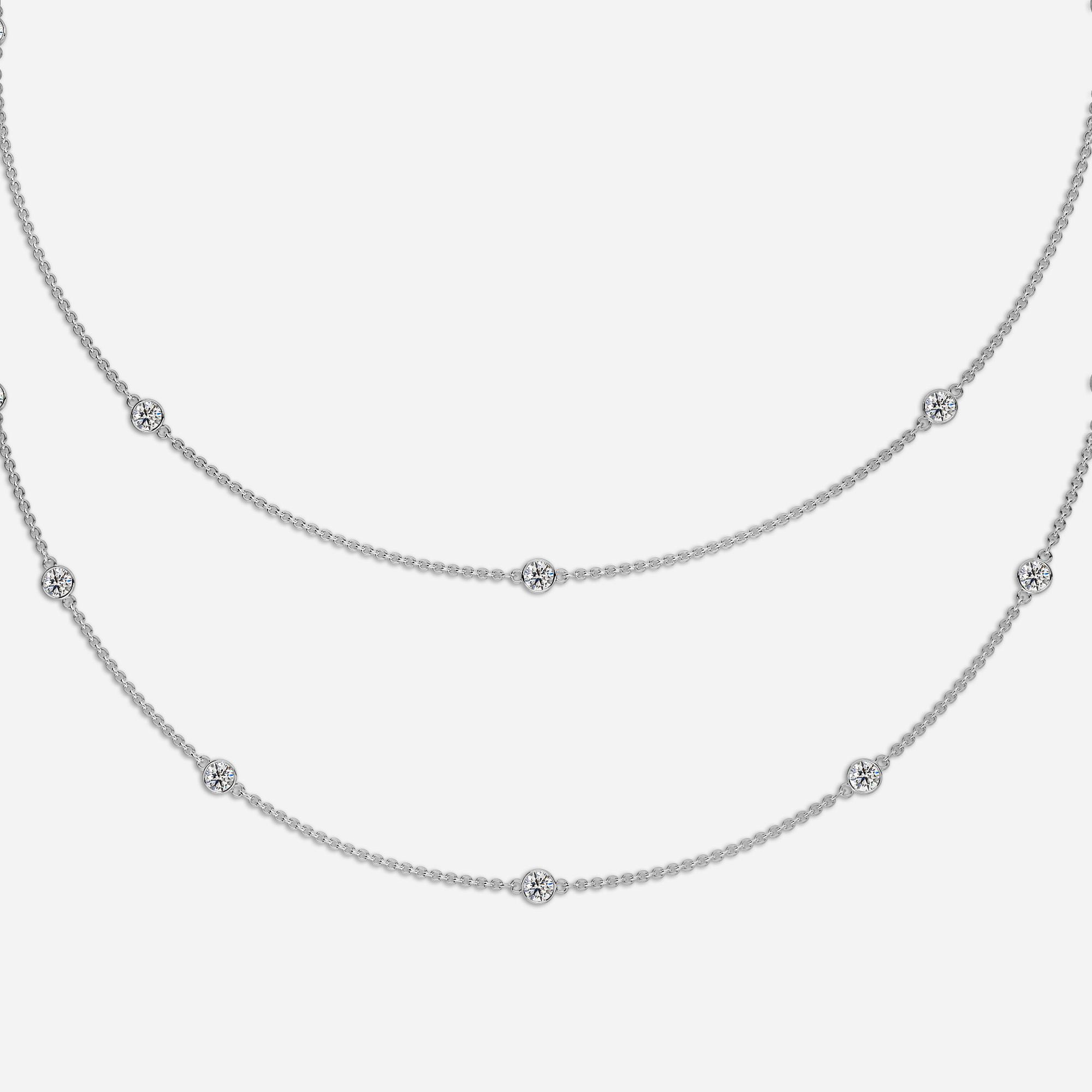 18 inch outlet diamond necklace