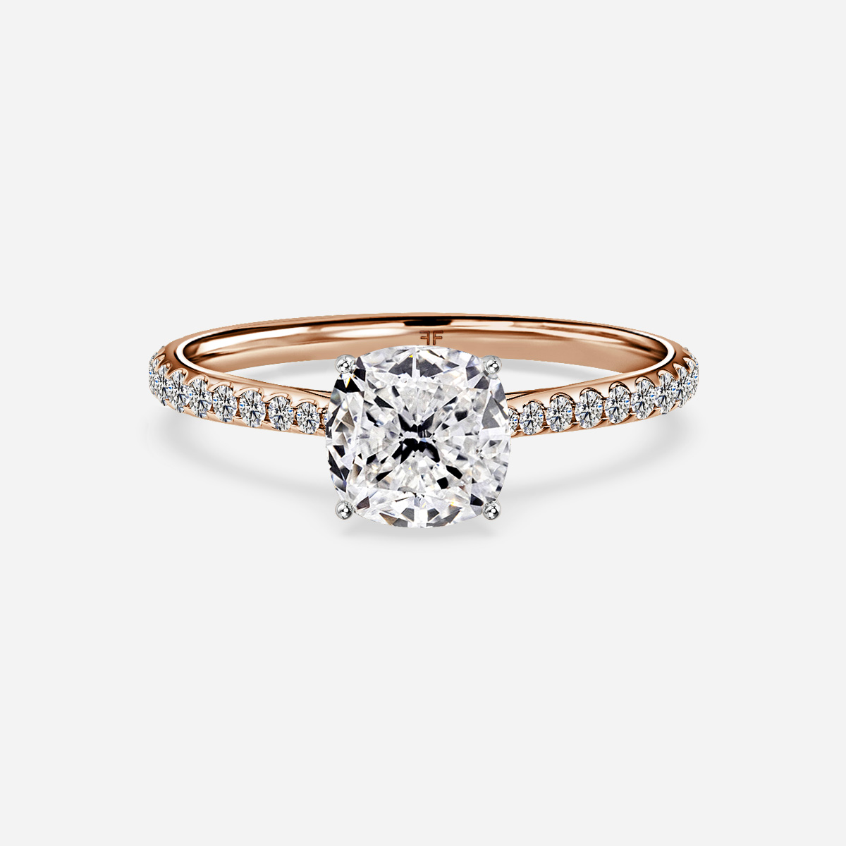 Jessie Pavé Rose Gold Two Tone
