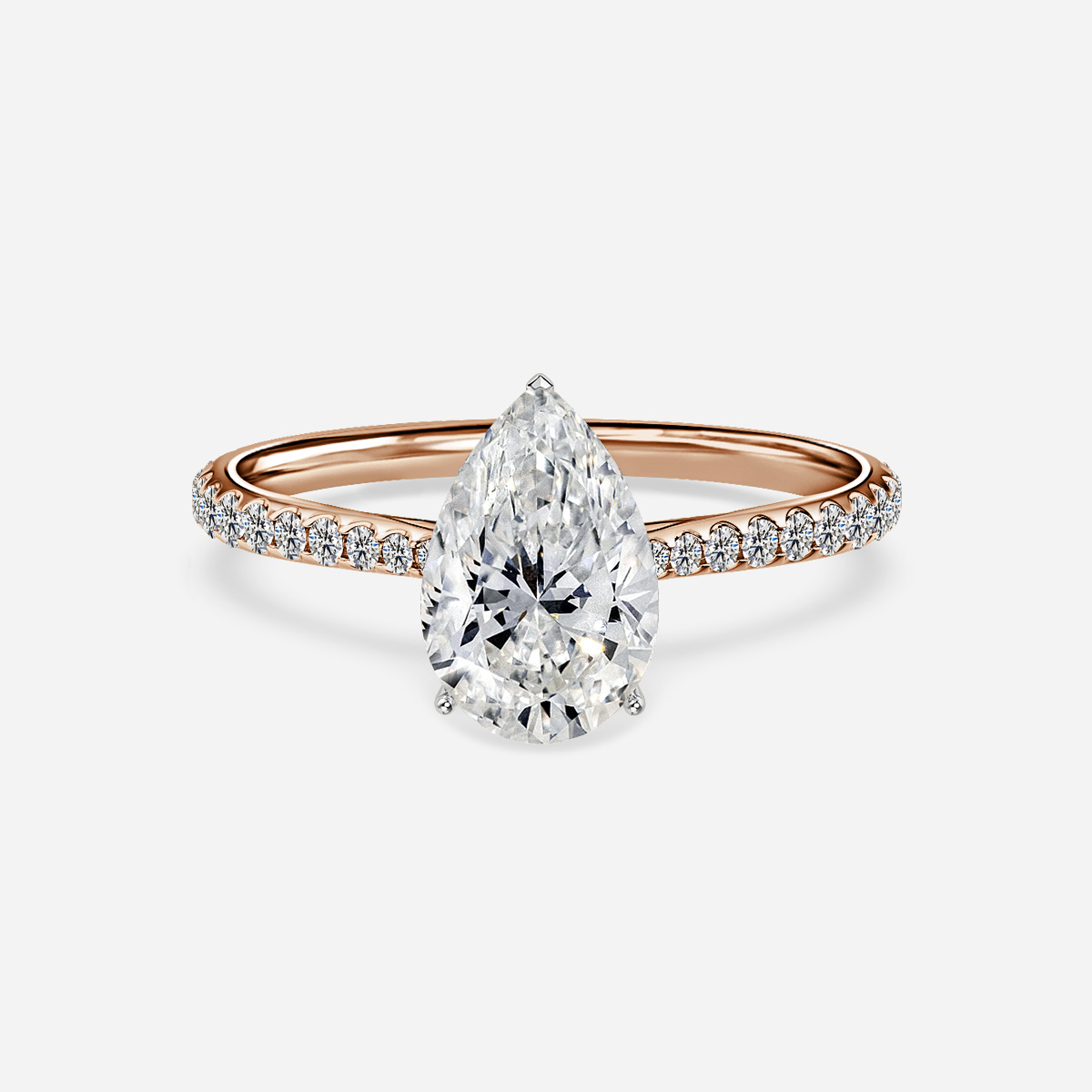 Jessie Pavé Rose Gold Two Tone