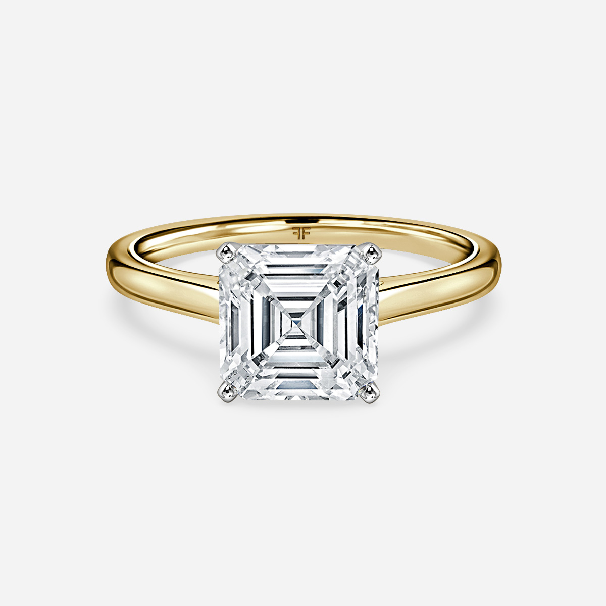Avery Yellow Gold Two Tone