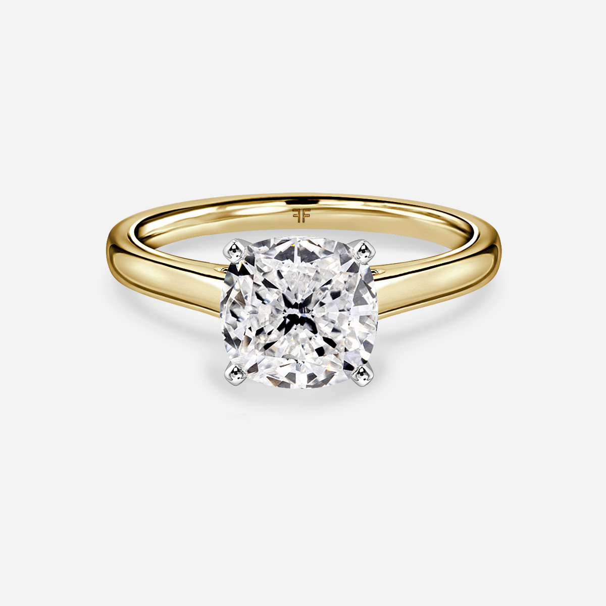 Avery Yellow Gold Two Tone