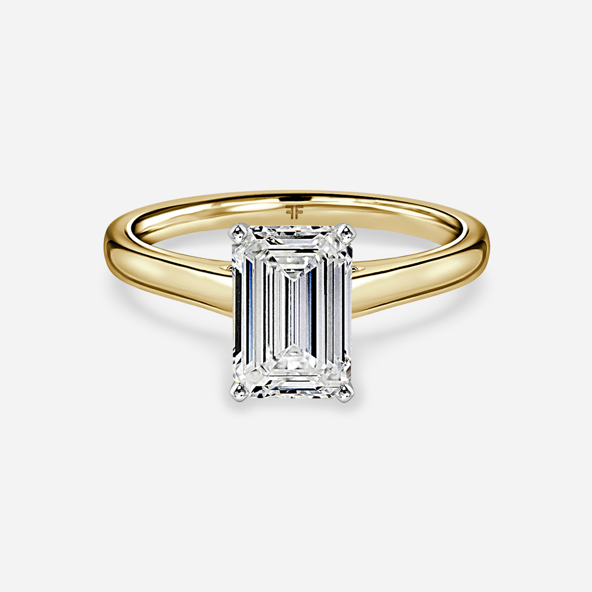 Avery Yellow Gold Two Tone