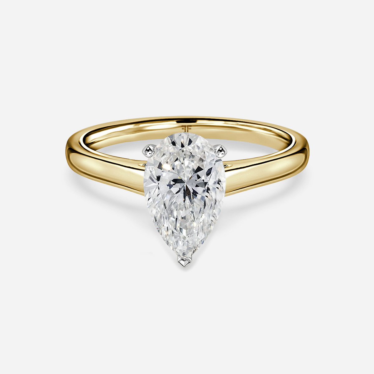 Avery Yellow Gold Two Tone