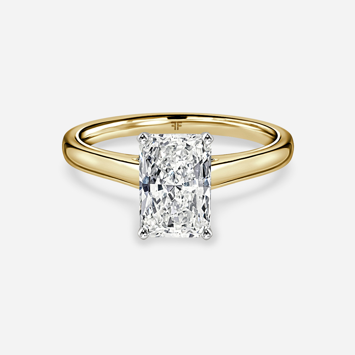 Avery Yellow Gold Two Tone