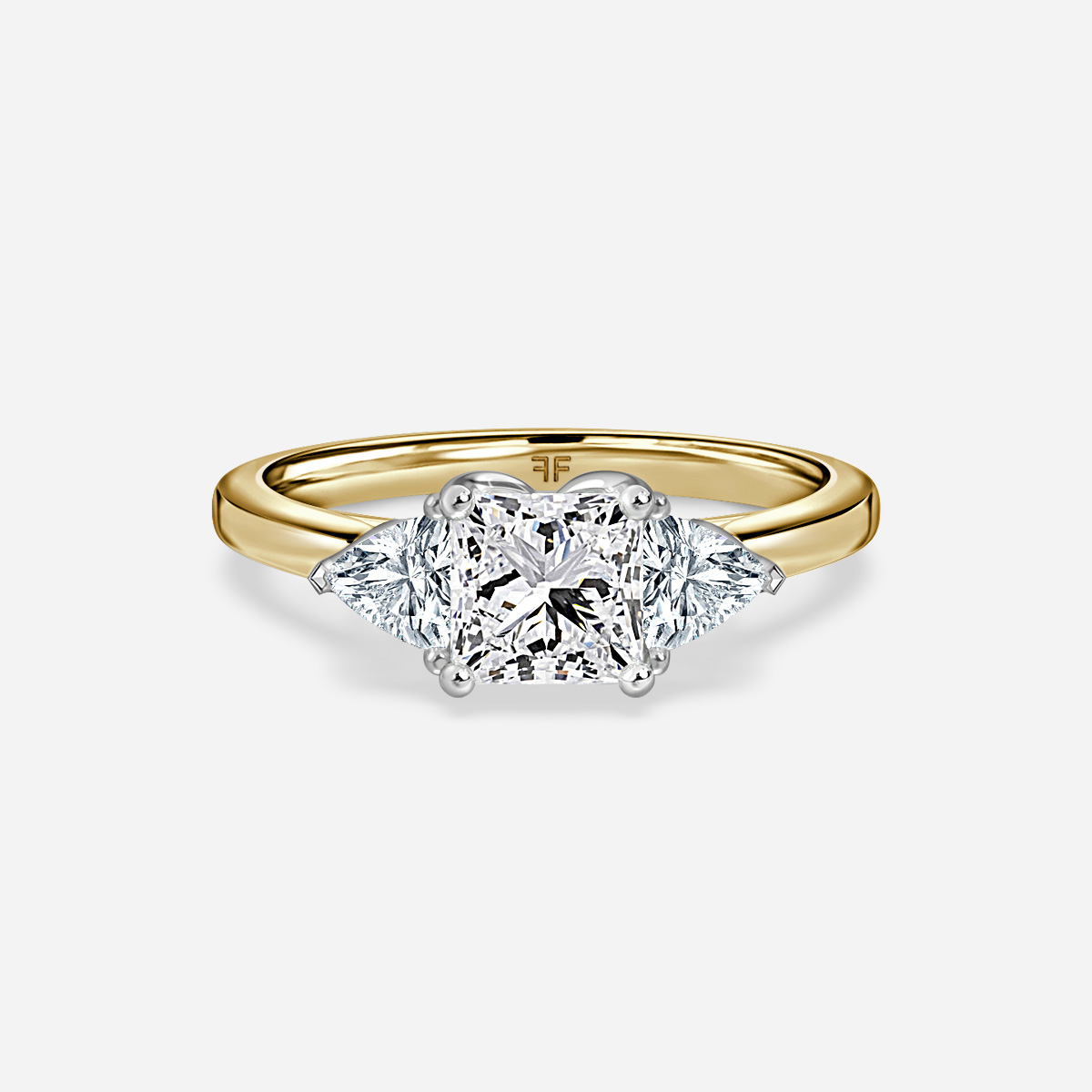 Ciara Yellow Gold Two Tone