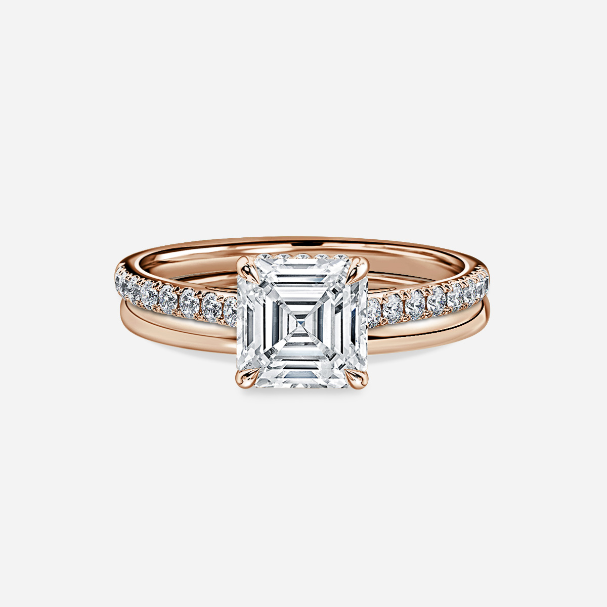 Aisha Plain Band Bridal Set