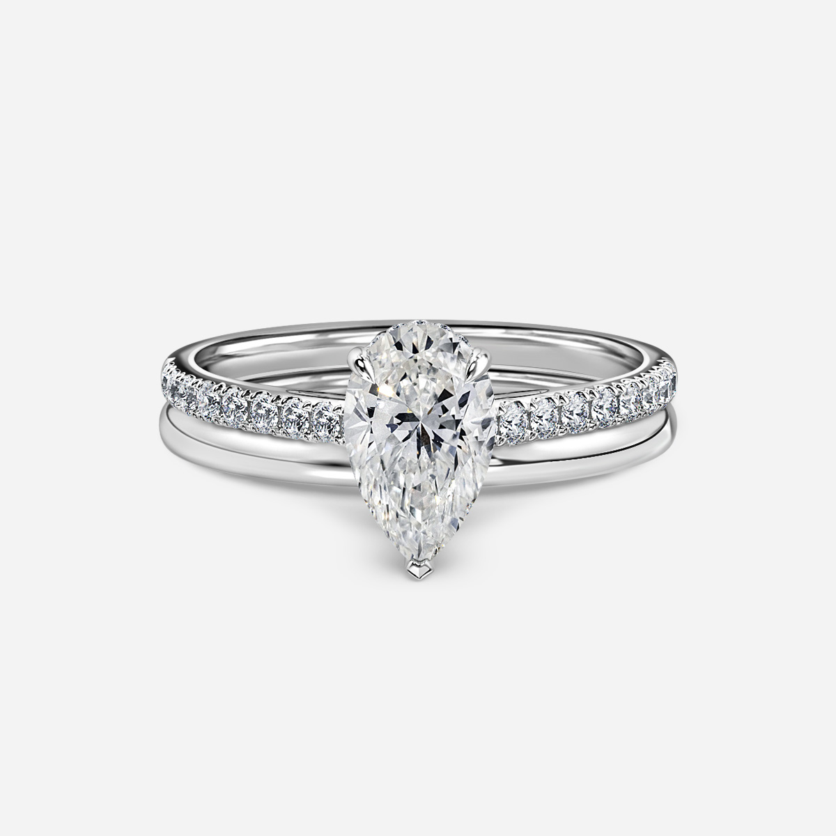 Aisha Plain Band Bridal Set