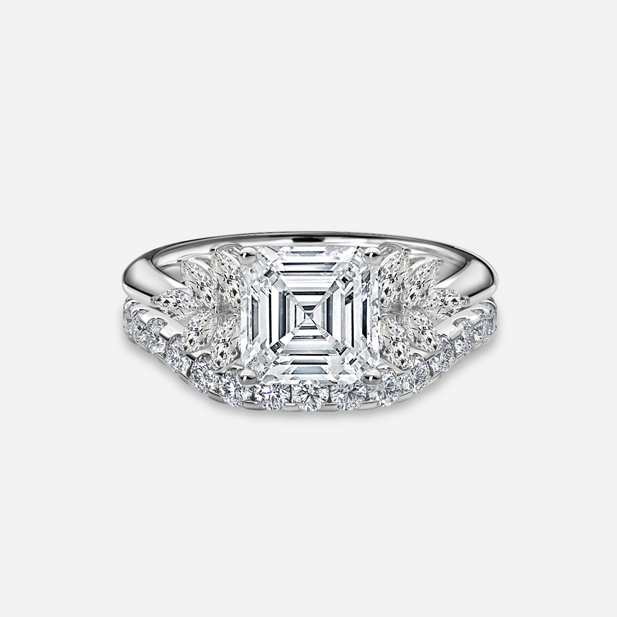 Anastasia Pavé Band Bridal Set