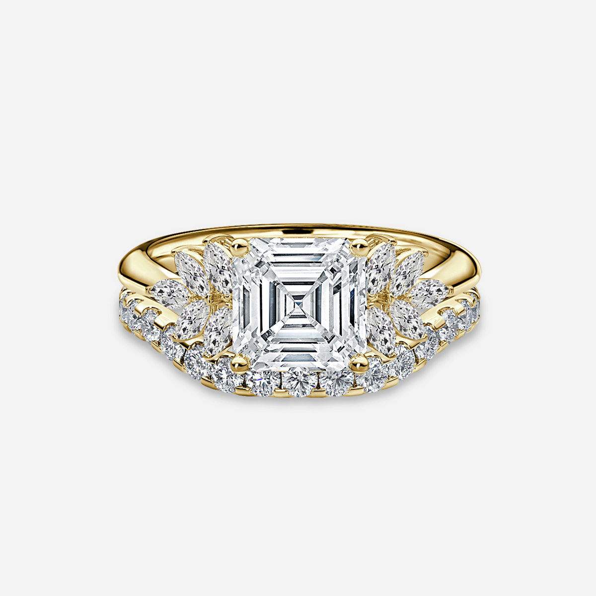 Anastasia Pavé Band Bridal Set