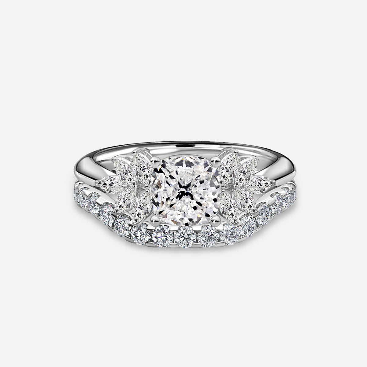 Anastasia Pavé Band Bridal Set