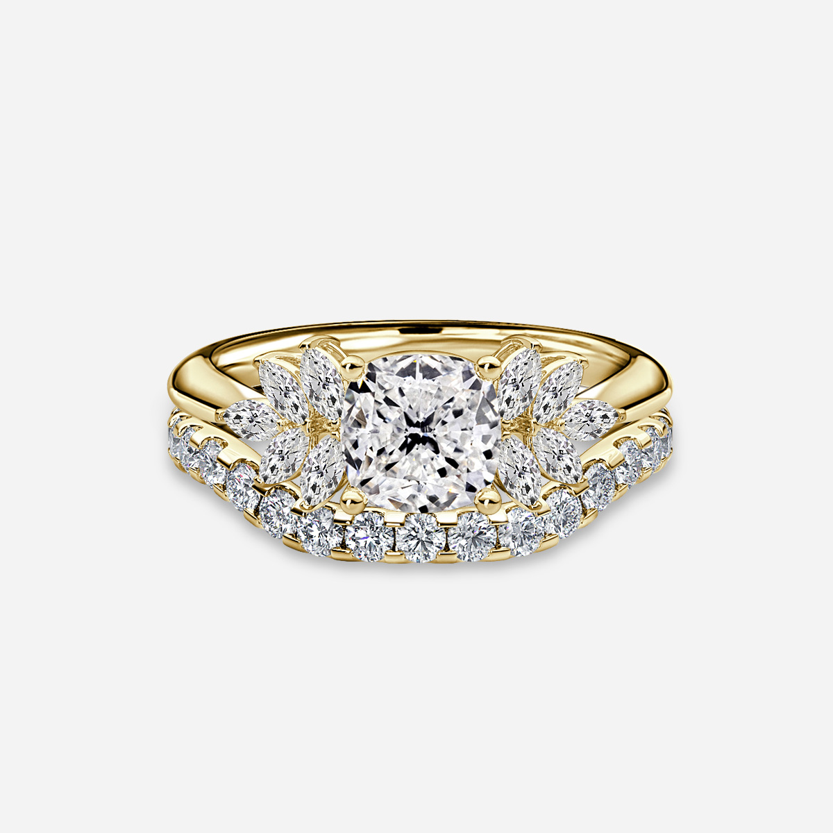 Anastasia Pavé Band Bridal Set