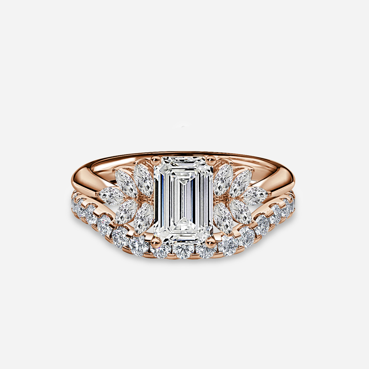 Anastasia Pavé Band Bridal Set