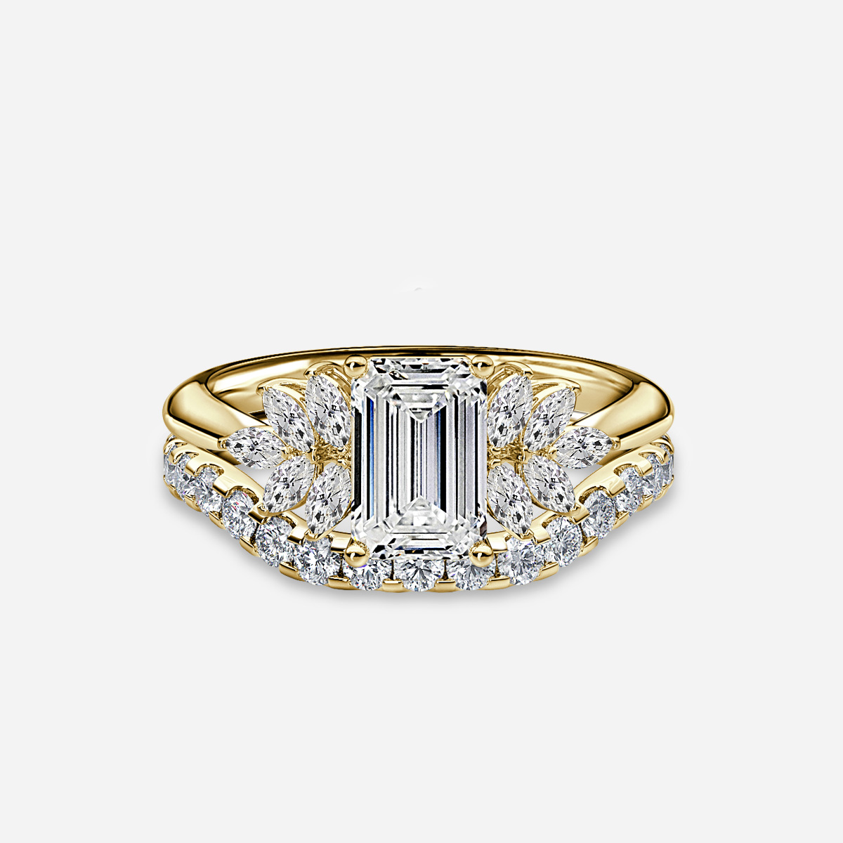 Anastasia Pavé Band Bridal Set