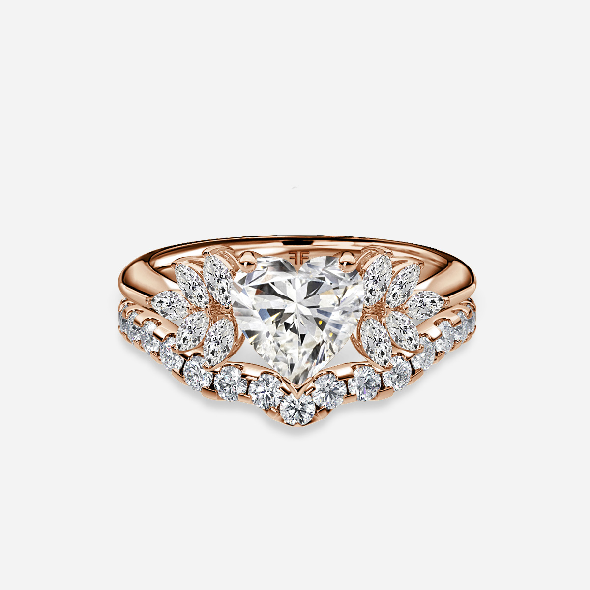 Anastasia Pavé Band Bridal Set