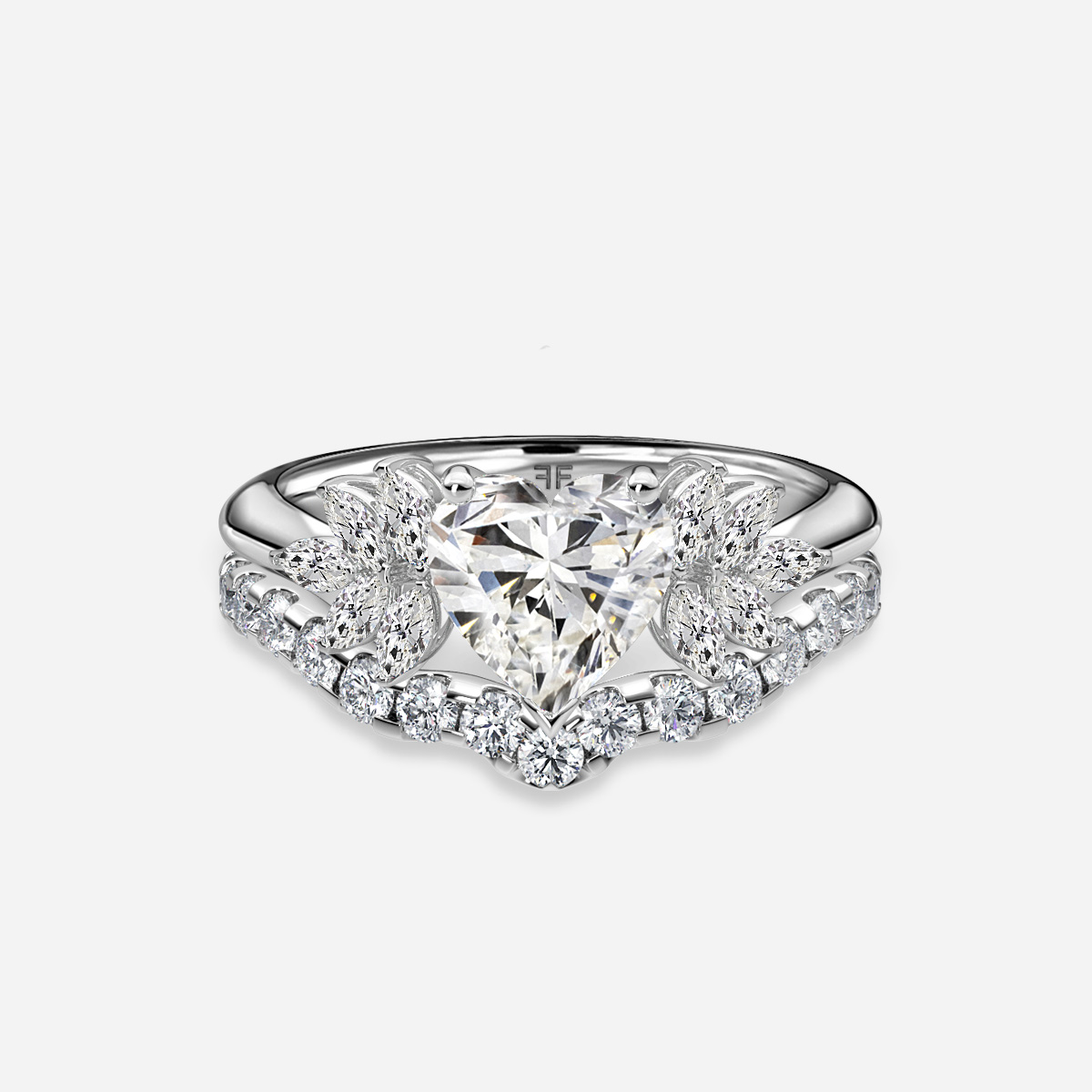 Anastasia Pavé Band Bridal Set