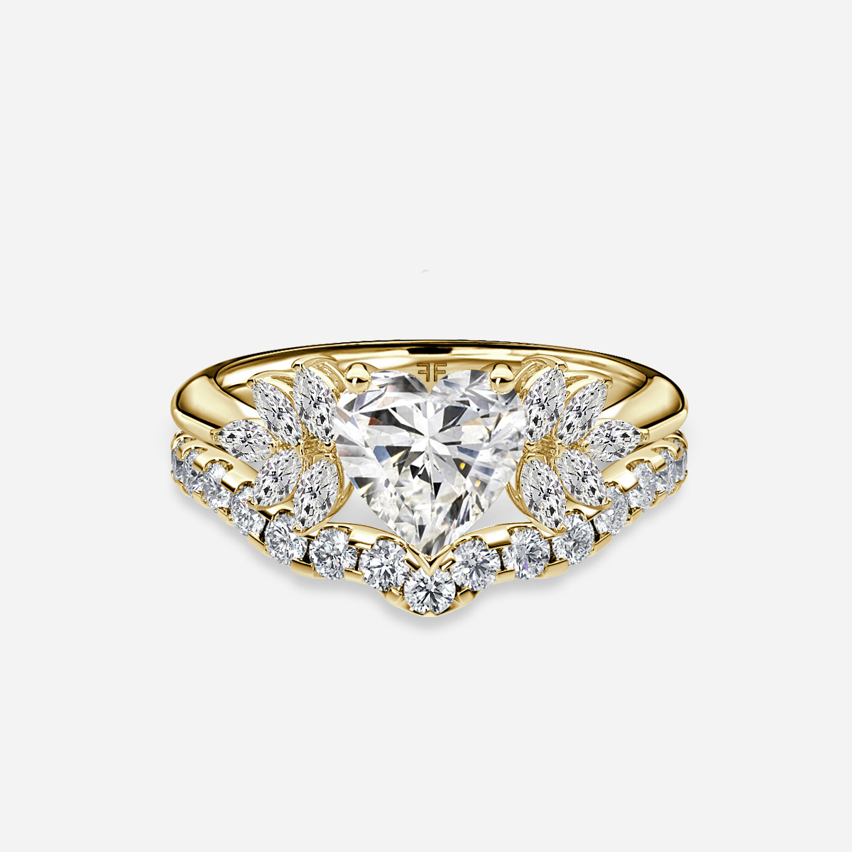Anastasia Pavé Band Bridal Set