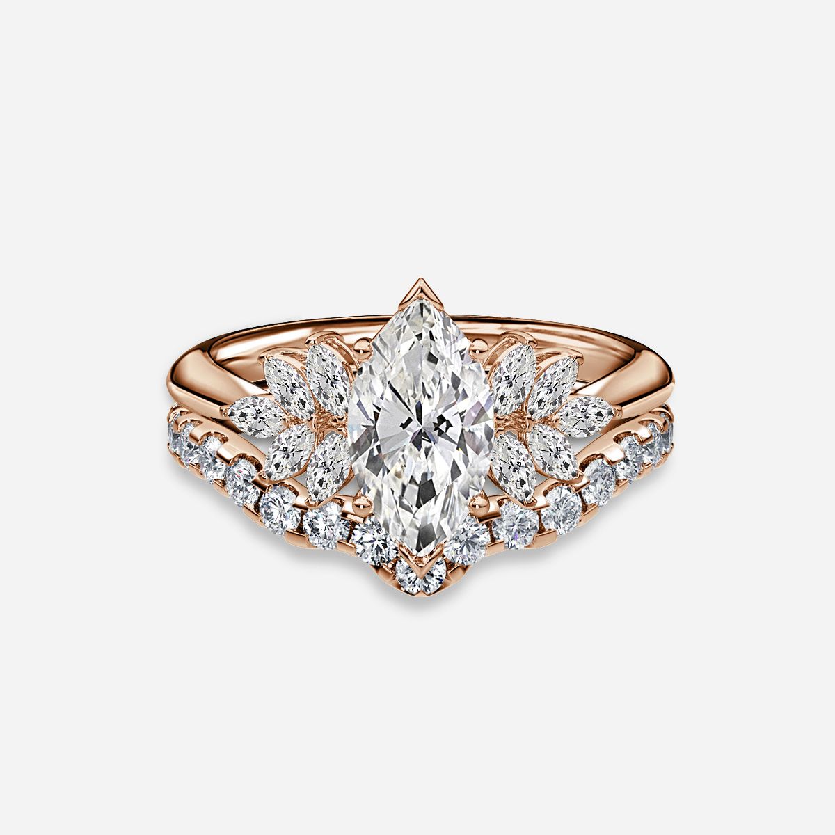 Anastasia Pavé Band Bridal Set