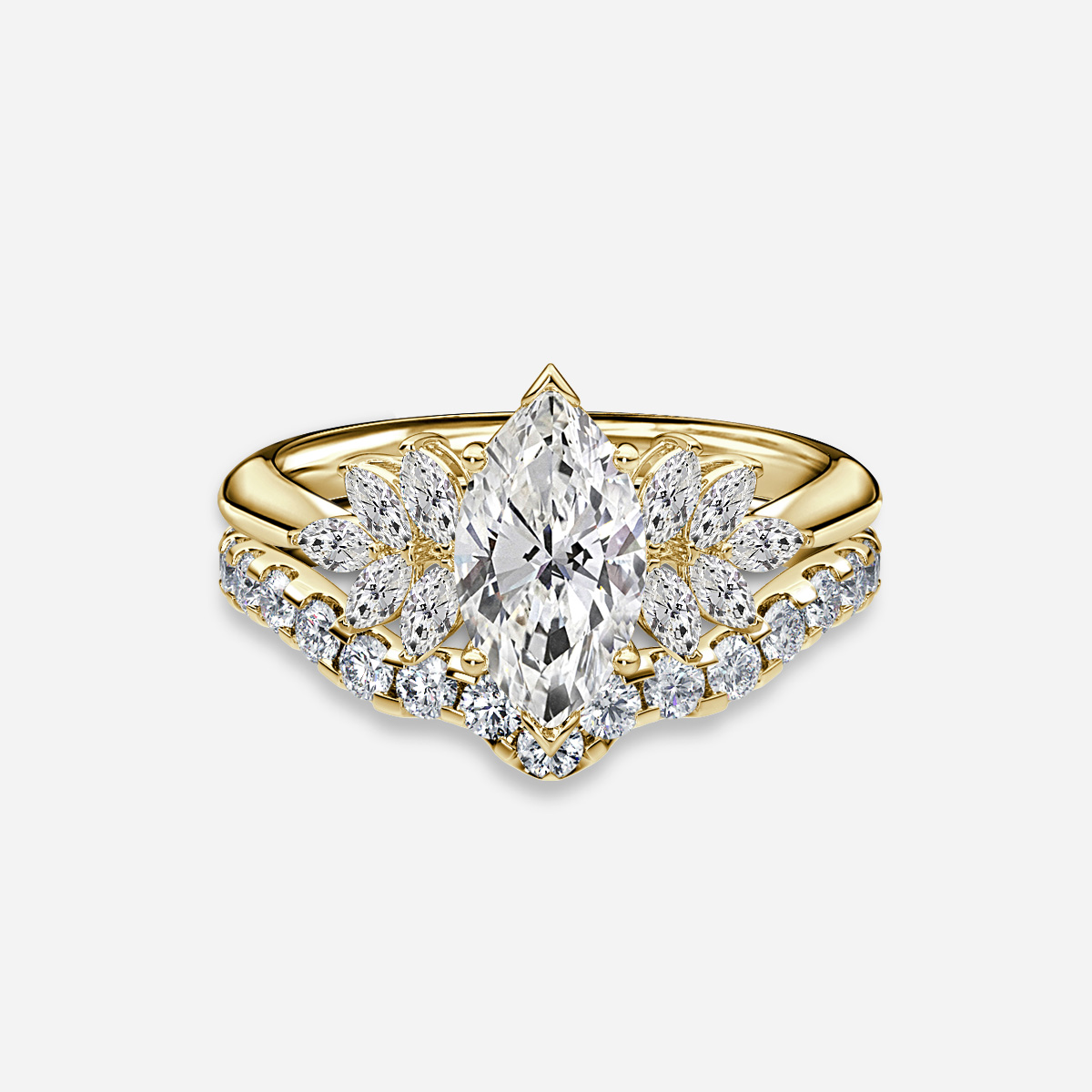 Anastasia Pavé Band Bridal Set