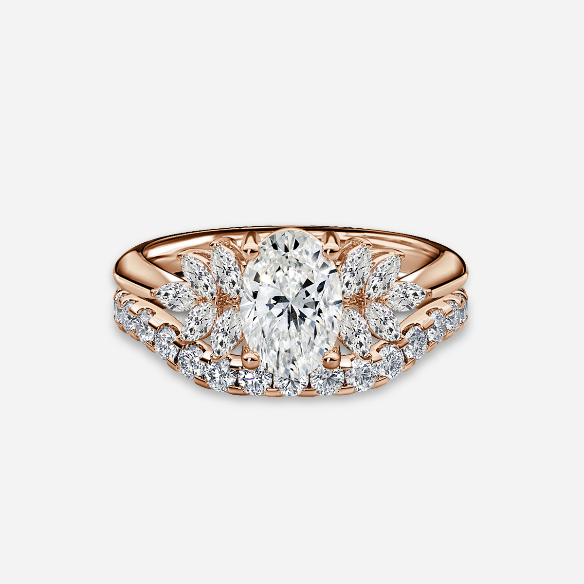 Anastasia Pavé Band Bridal Set