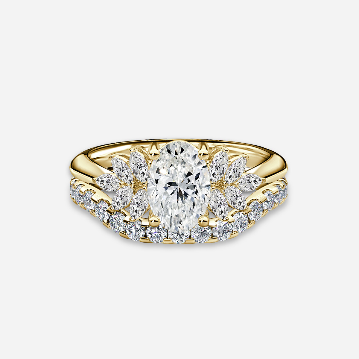 Anastasia Pavé Band Bridal Set
