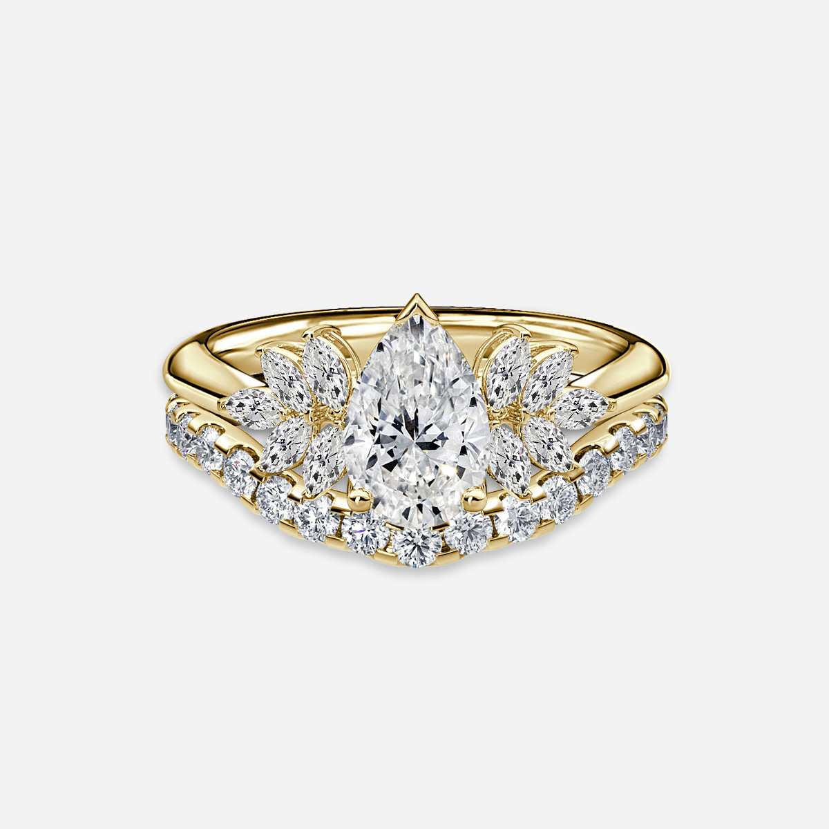 Anastasia Pavé Band Bridal Set