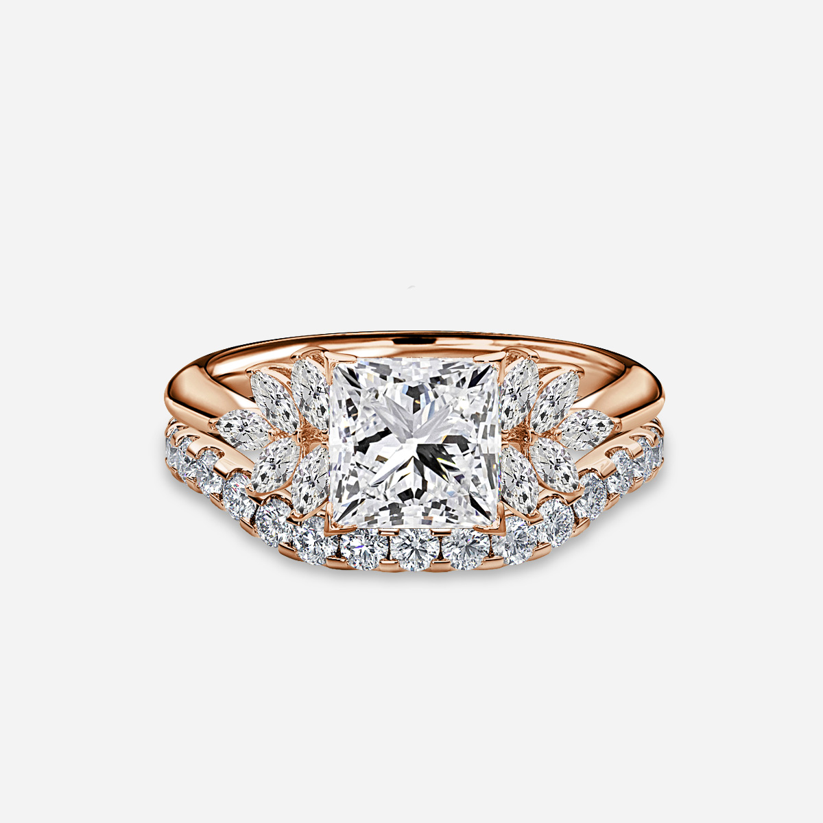 Anastasia Pavé Band Bridal Set