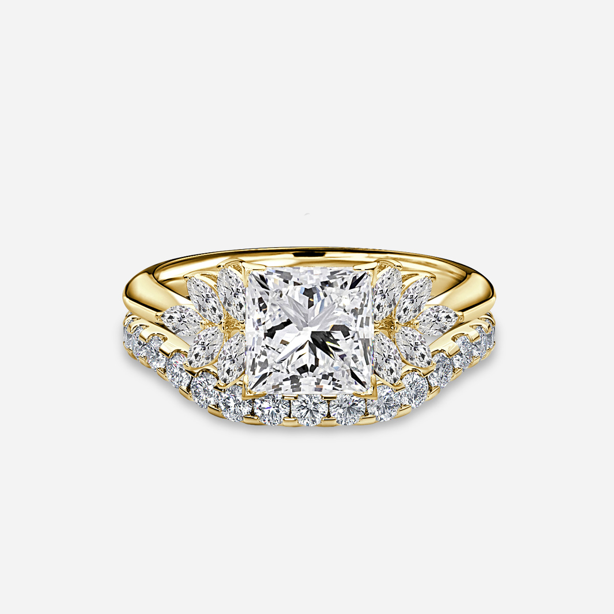 Anastasia Pavé Band Bridal Set