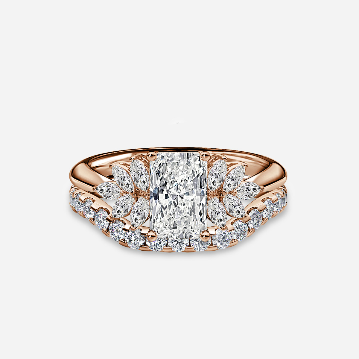 Anastasia Pavé Band Bridal Set