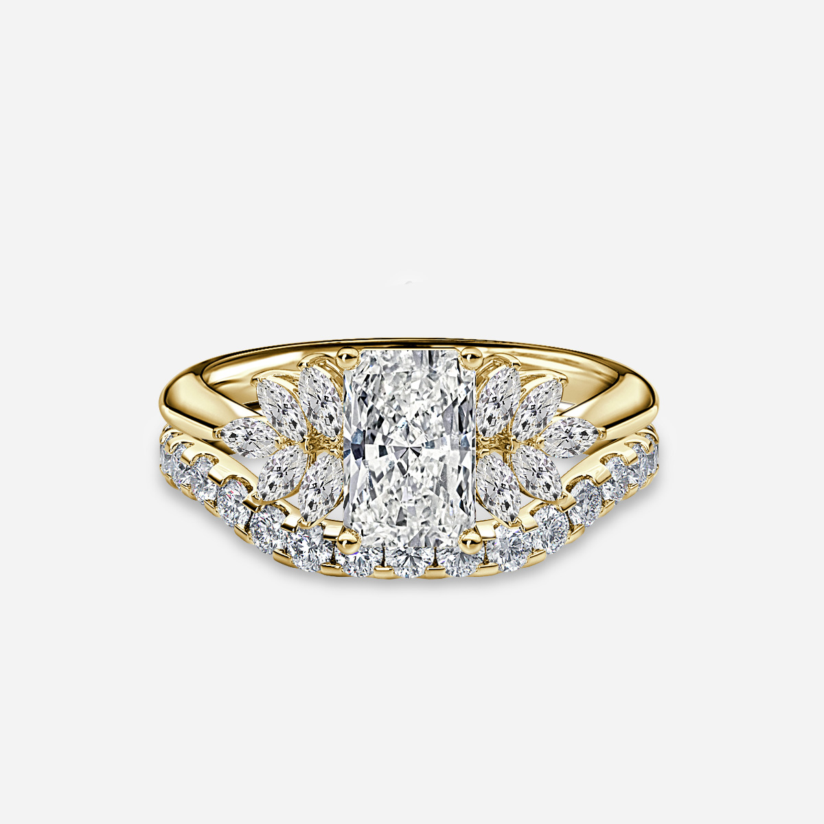 Anastasia Pavé Band Bridal Set