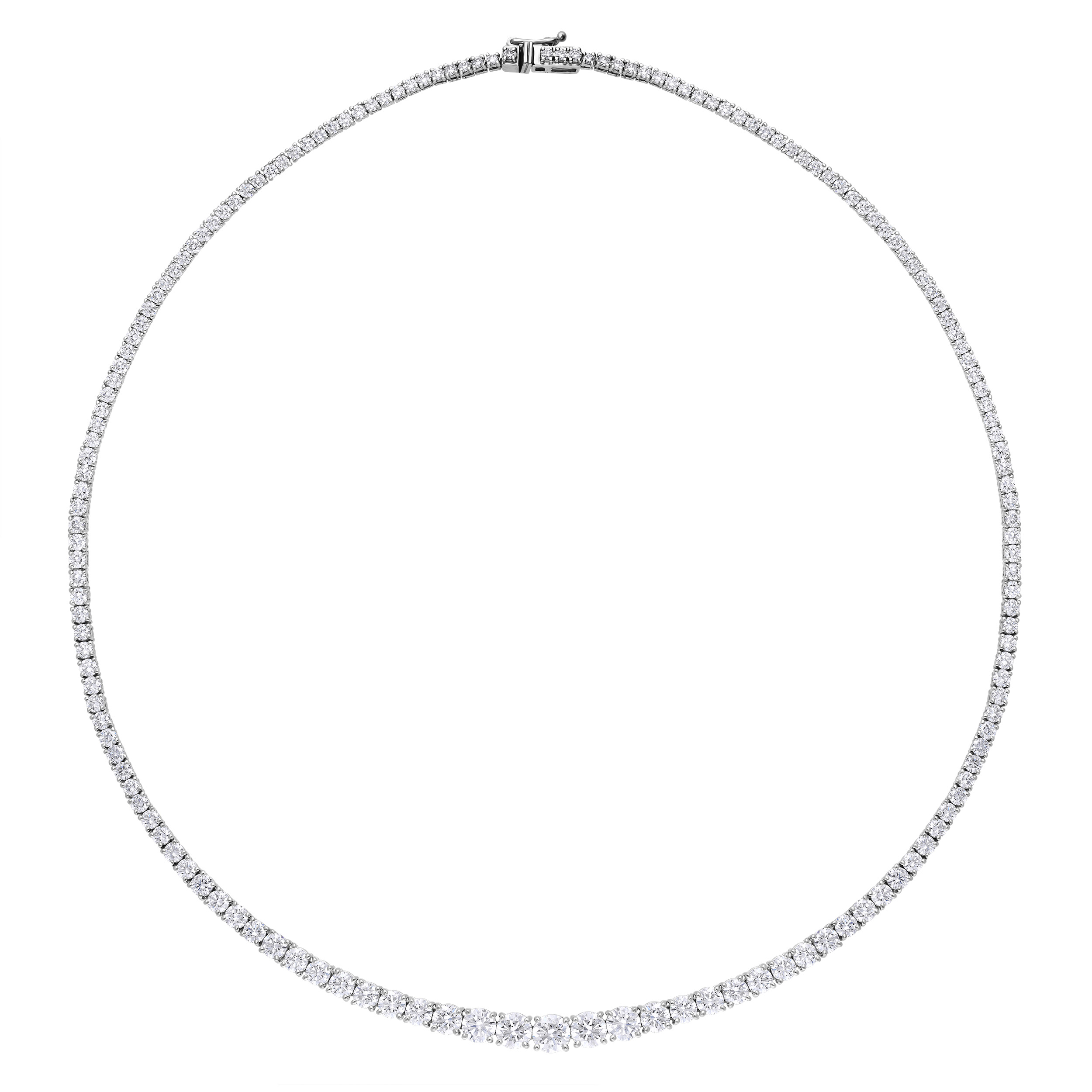 4 carat Lab-Grown Diamond Bezel Set Tennis Bracelet | Lauren B Jewelry