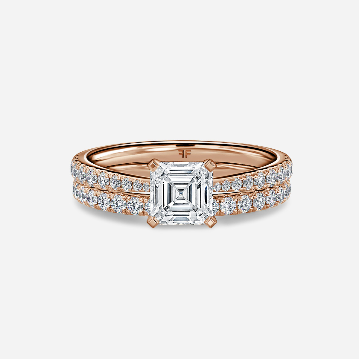 Firefly Pavé Band Bridal Set