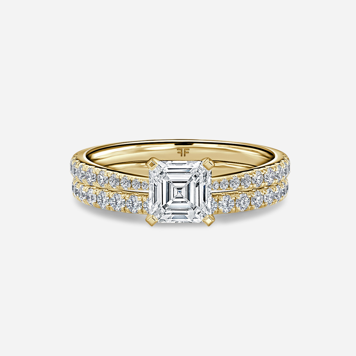 Firefly Pavé Band Bridal Set