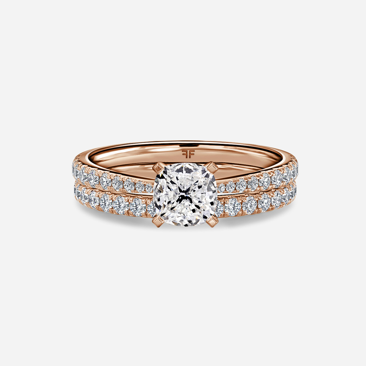 Firefly Pavé Band Bridal Set