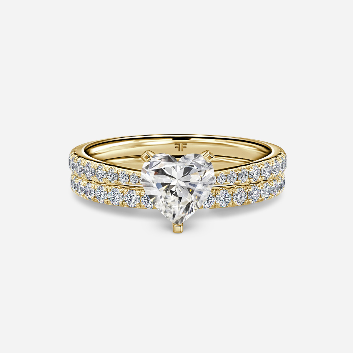 Firefly Pavé Band Bridal Set