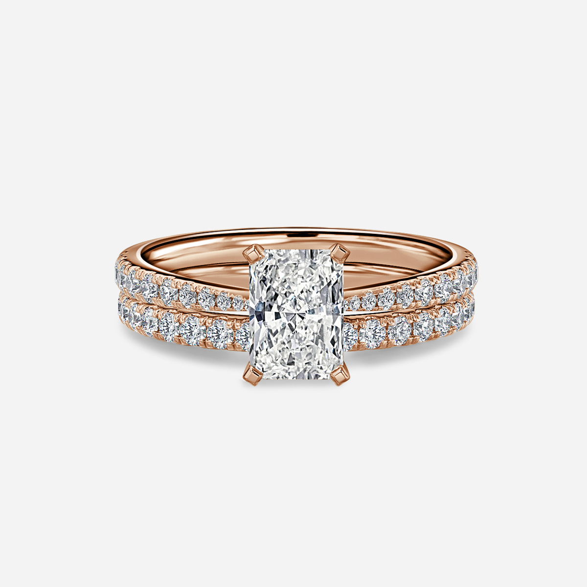 Firefly Pavé Band Bridal Set