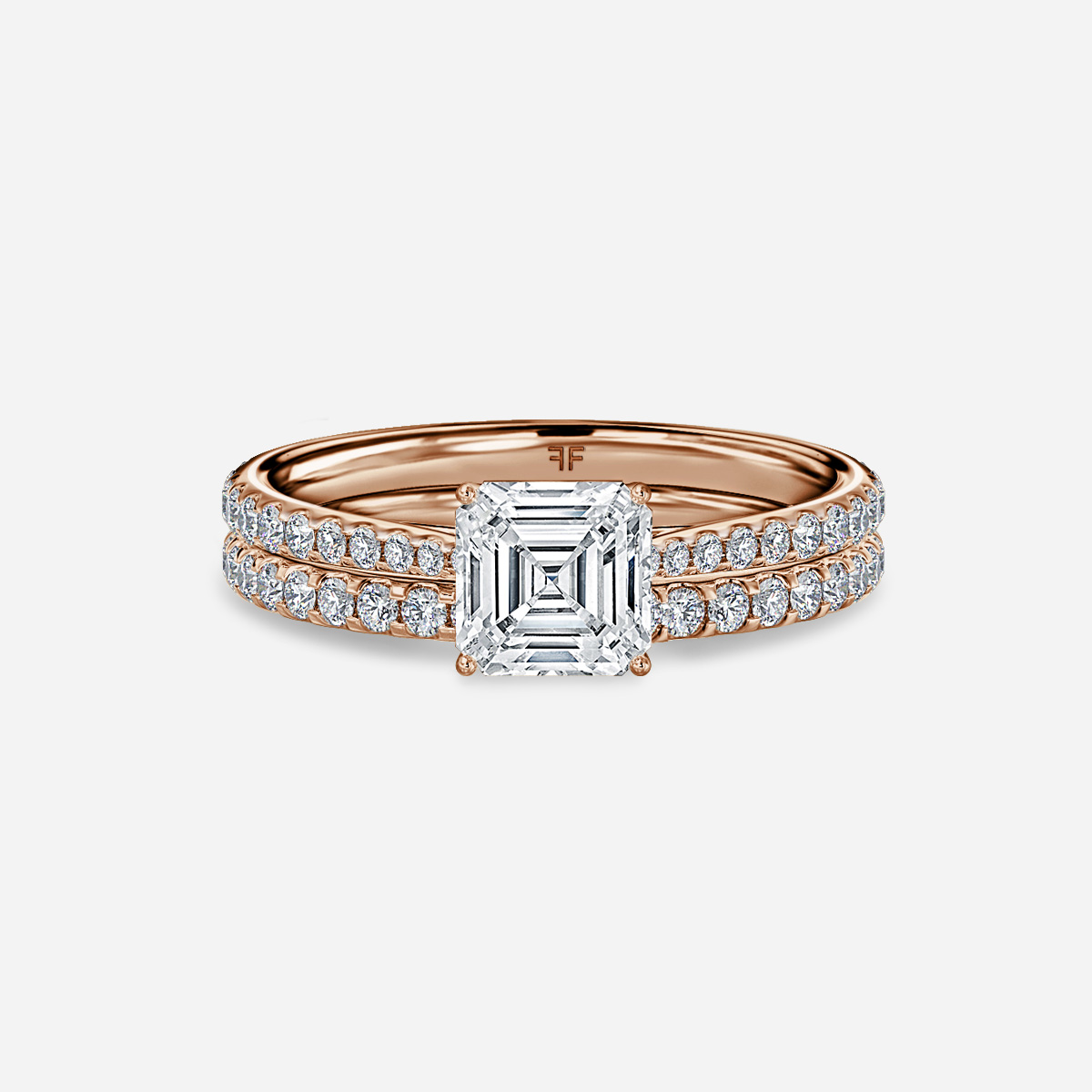 Jessie Pavé Band Bridal Set