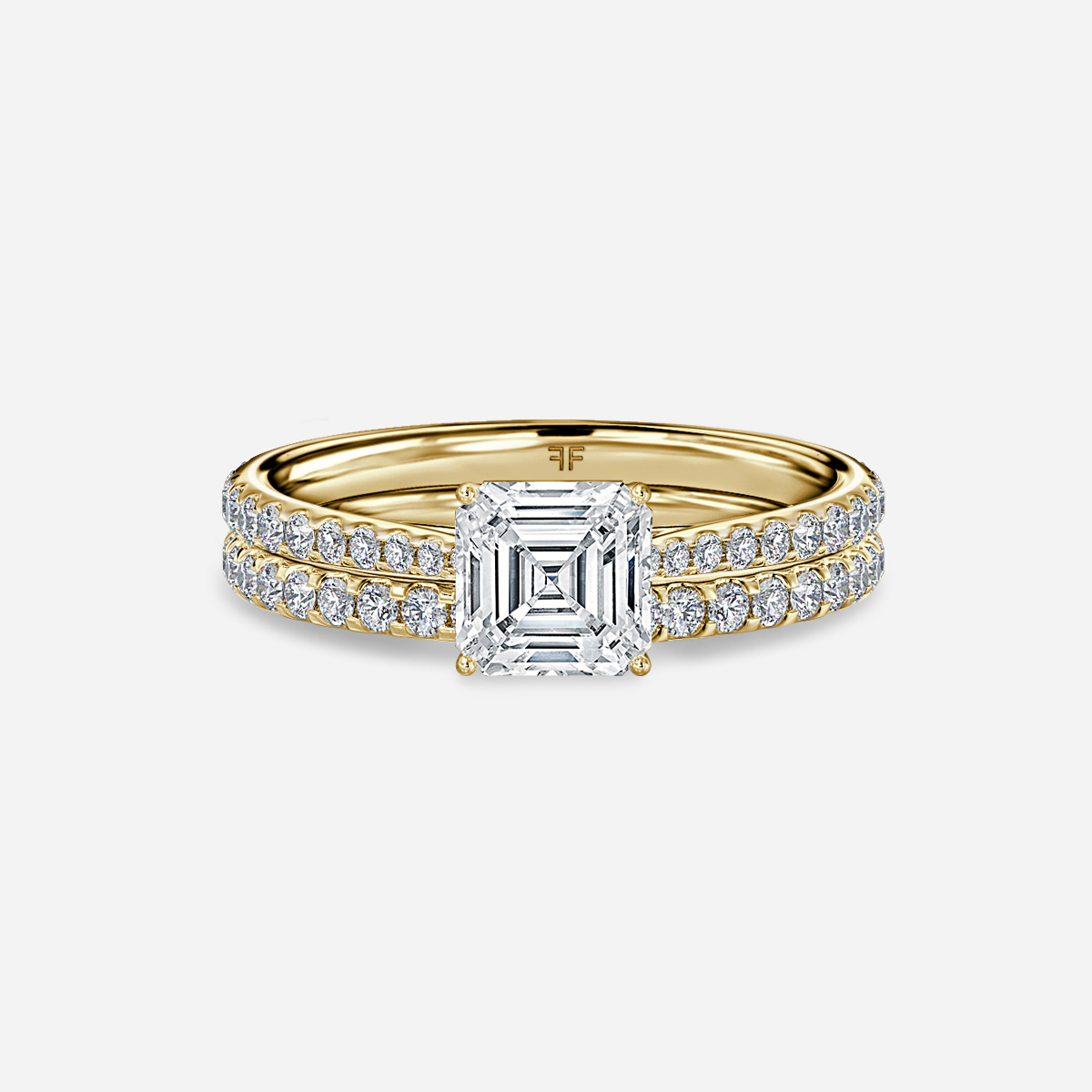 Jessie Pavé Band Bridal Set