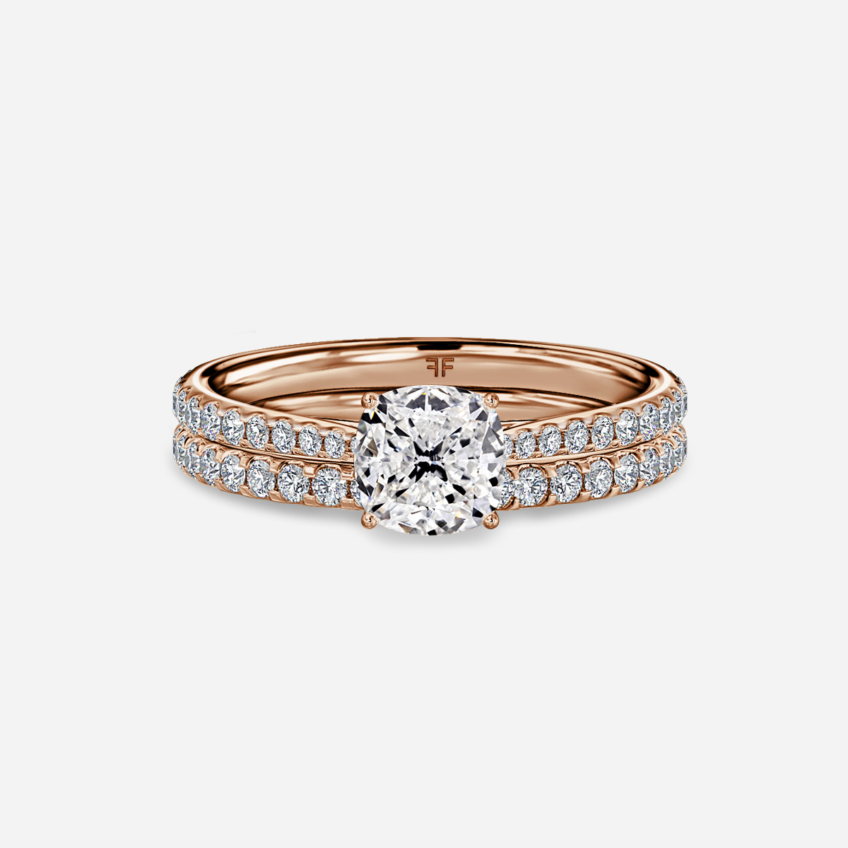 Jessie Pavé Band Bridal Set