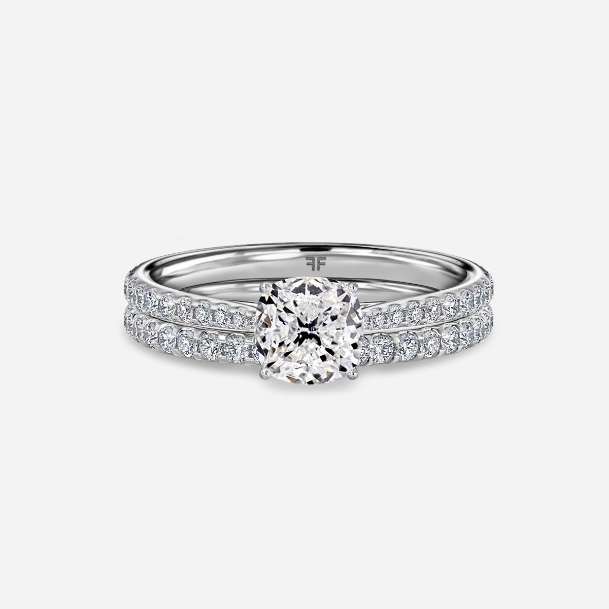 Jessie Pavé Band Bridal Set