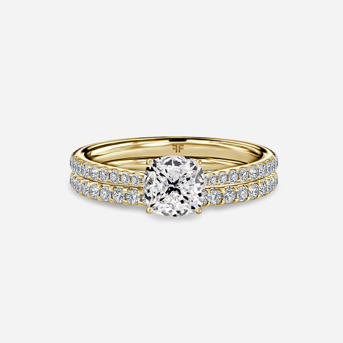 Jessie Pavé Band Bridal Set