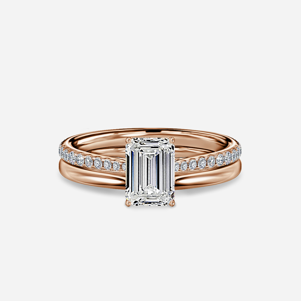Jessie Plain Band Bridal Set
