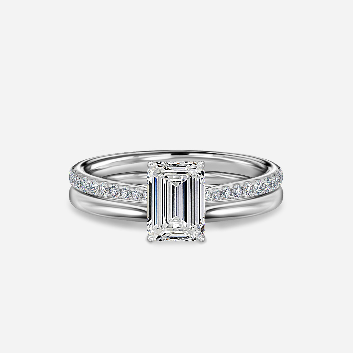 Jessie Plain Band Bridal Set