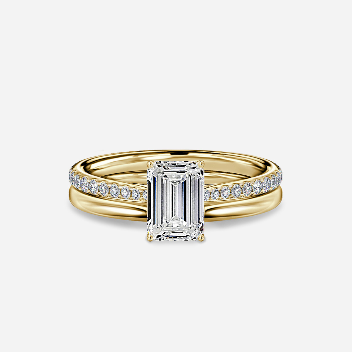 Jessie Plain Band Bridal Set